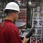 Image of a man conducting a Spectrum Analysis