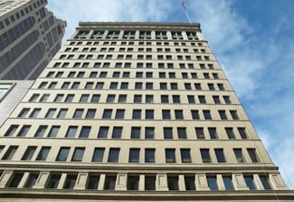 Image looking up at CityCenter Building