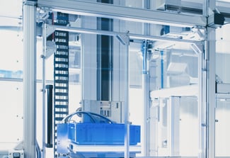 The lift moves shuttles between different heights or stations.