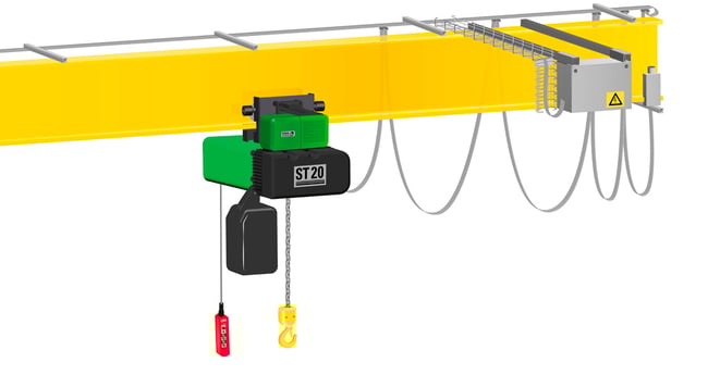 Image of Control pendant on hoist