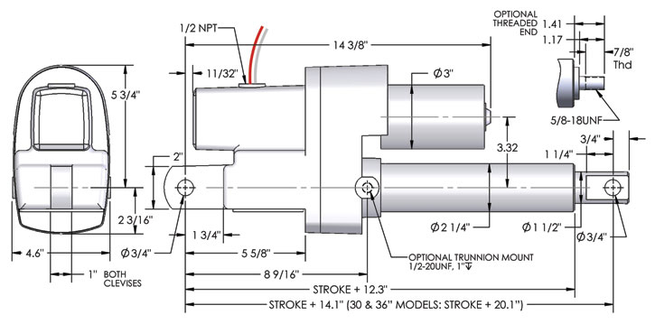 SPD Series Dimensions